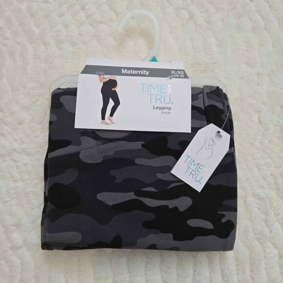 Camo Maternity Leggings NEW Size XL #813 - Picture 3 of 3